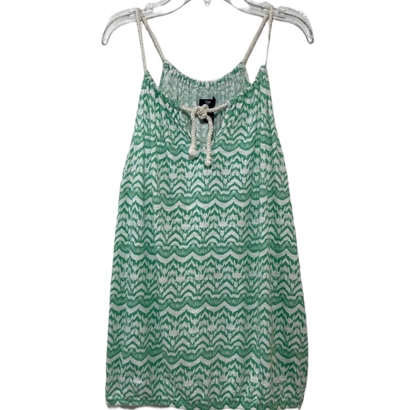 Fun Boho Hippie Tank With Rope Tie Front - Picture 9 of 16